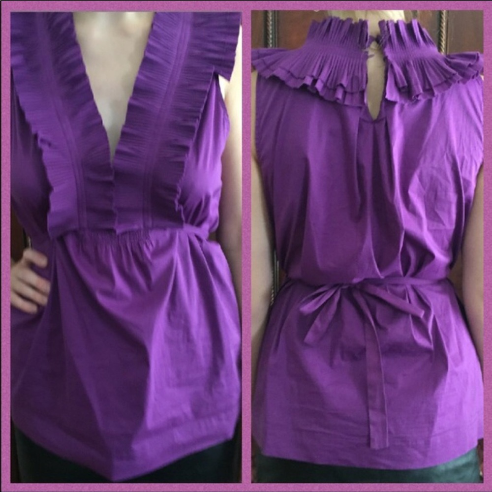 Purple or “orchid” BCBG MaxAzria blouse